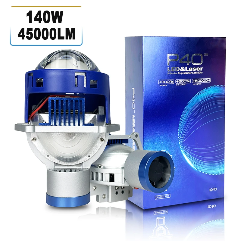 3-дюймовый лазерный двухсветодиодный проектор P40L, фары 140 Вт, 45000 лм, гиперболоидный светодиод для автомобилей, HD-линзы, кронштейны Hella, тюнинг, модернизация 3-дюймовый лазерный двухсветодиодный проектор P40L, фары 140 Вт, 45000 лм, гиперболоидный светодиод для автомобилей, HD-линзы, кронштейны Hella, тюнинг, модернизация