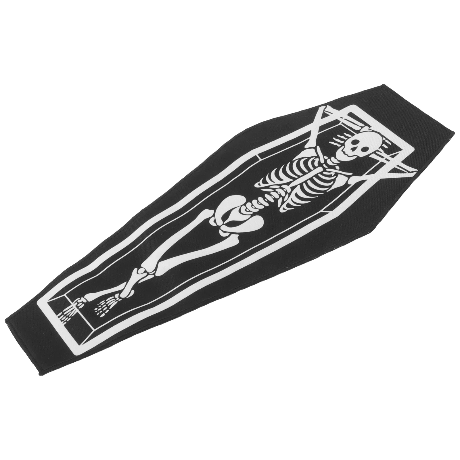 

Halloween Themed Floor Mat Dancing Coffin Pattern Floor Pad Anti-skid Home Carpet