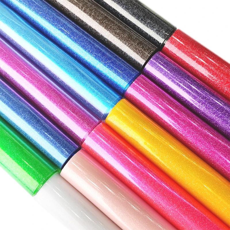 

Transparent Holographic Leather Sheets Fine Glitter TPU Materials for Bows Bags Umbrella Earrings Arts Sewing Home Garden Crafts