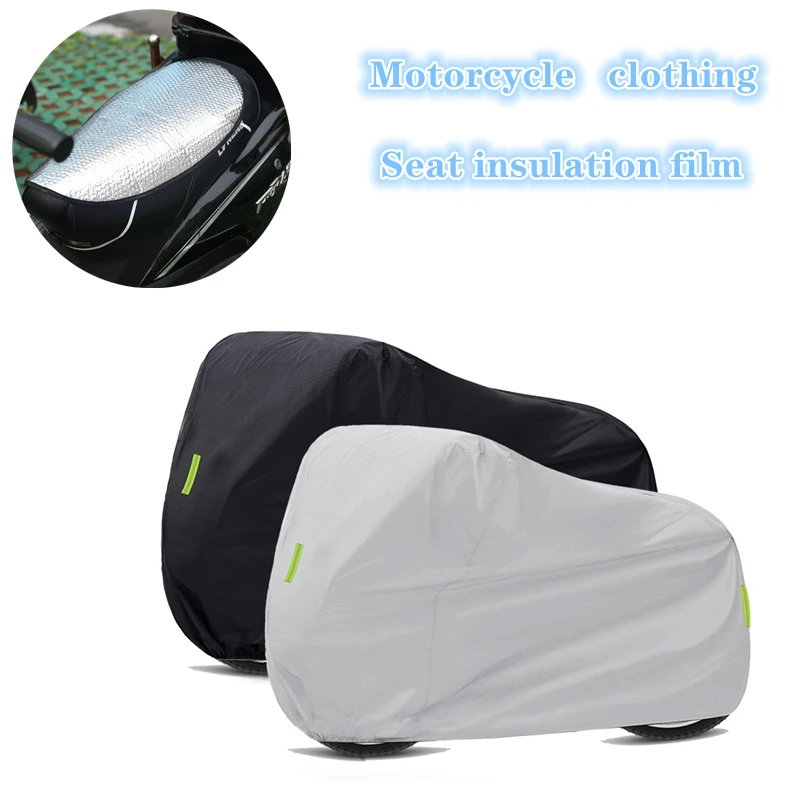 

Motorcycle Cover Cushion Cover Universal Waterproof Dustproof UV Protection Outdoor Indoor Motorbike Bicycle Protective Cover
