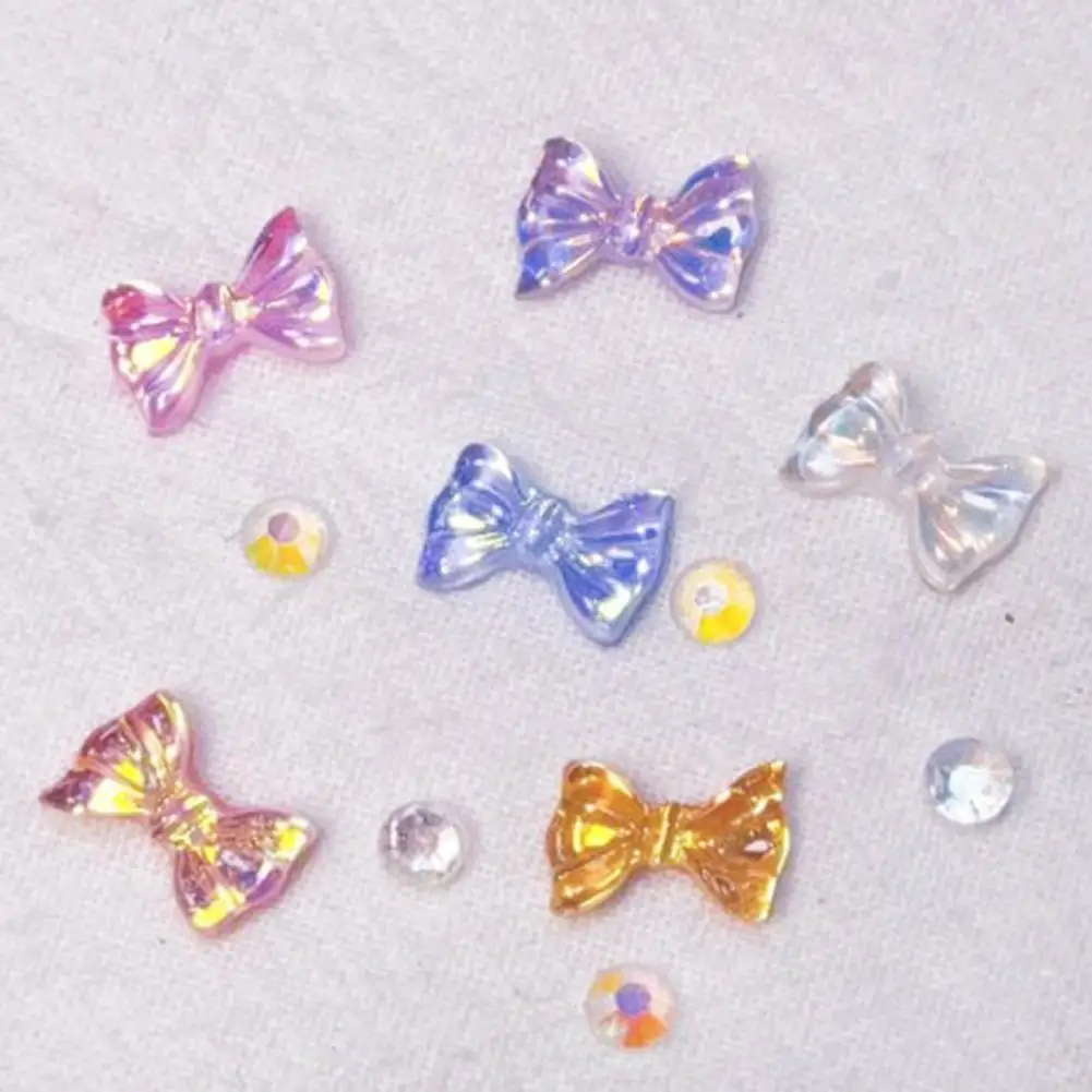 

1 Box Nail Charms Delicate Mixed Set 3D Flower Nail Art Decorations for Home Use Manicure Decoration Nail Rhinestone