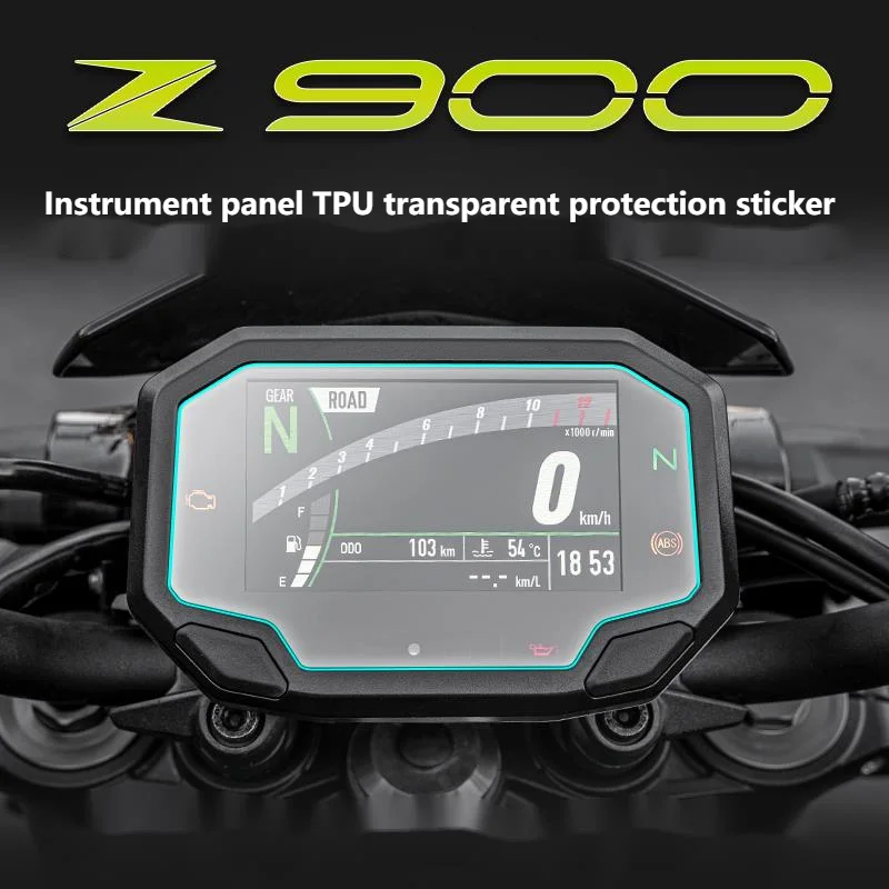 

Прозрачная защитная пленка из ТПУ для приборов мотоциклов Kawasaki Z900 Z650 Z400
