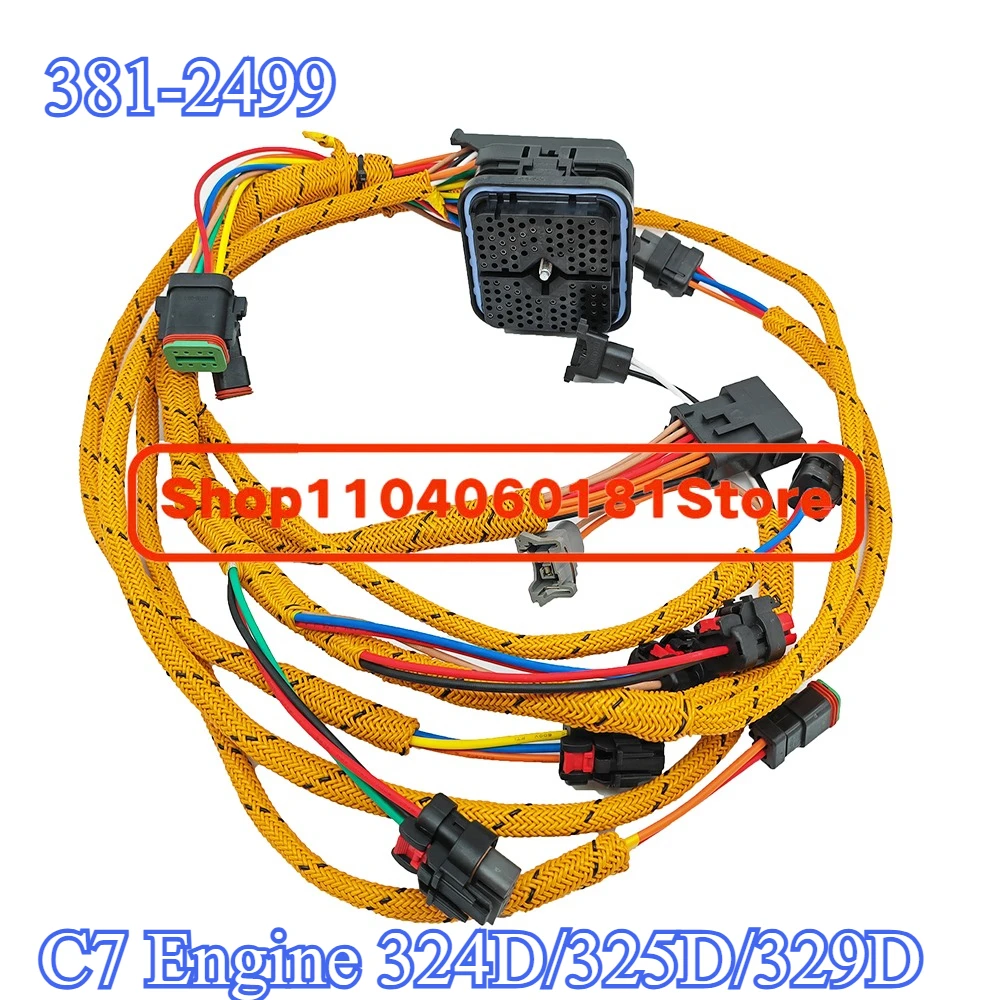 

3812499 381-2499, оригинальный новый жгут проводов двигателя экскаватора для двигателя C7 324D/325D/329D