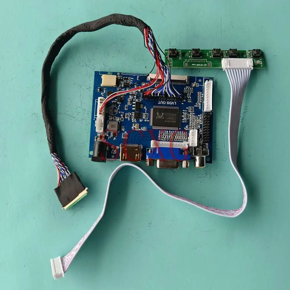 

Fit N140BGE-L42 LVDS 40 Pins Notebook 2AV+VGA+HDMI-Compatible 1366*768 DIY Kit 14" LCD Display Controller Driver Board