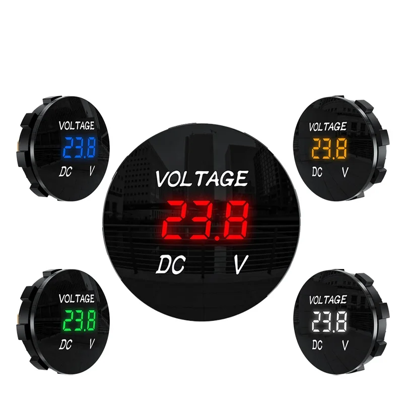 

LCD digital voltmeter tester, 5-48 VDC