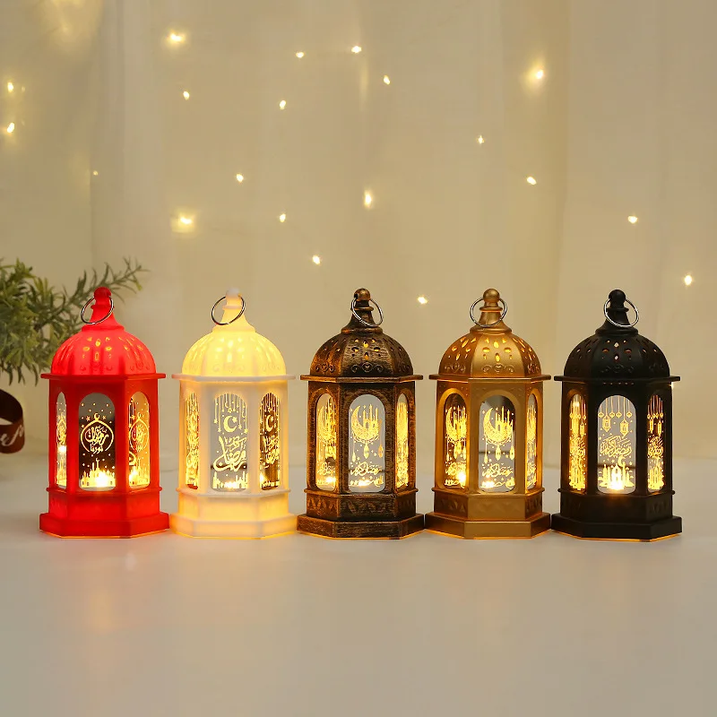 

Eid Mubarak Ramadan Festival Lights Decoration LED Wind Lantern Ornament Muslim Party Supplies Islamic Kareem Eid Al Adha Decor