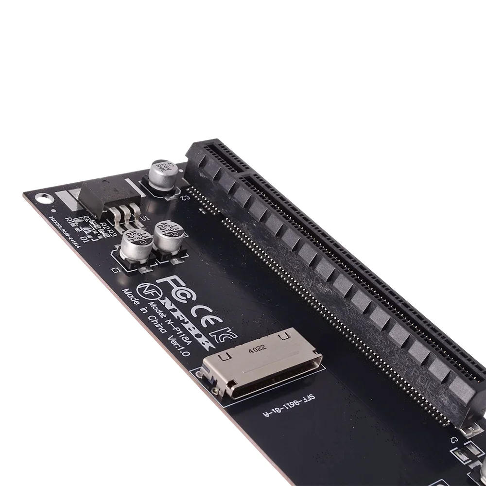 Фото Адаптер Oculink 8X SFF-8611 SFF-8612 8i для PCI E 4.0 X16, внешняя видеокарта Gen 4, адаптер OCuLink EGPU, питание ATX 24 Pin №5