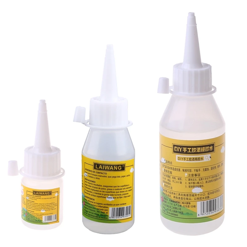 

57EC 20/50/100ml Liquid Glue Alcohol Adhesive Textile Fabric Stationery Scrapbooking