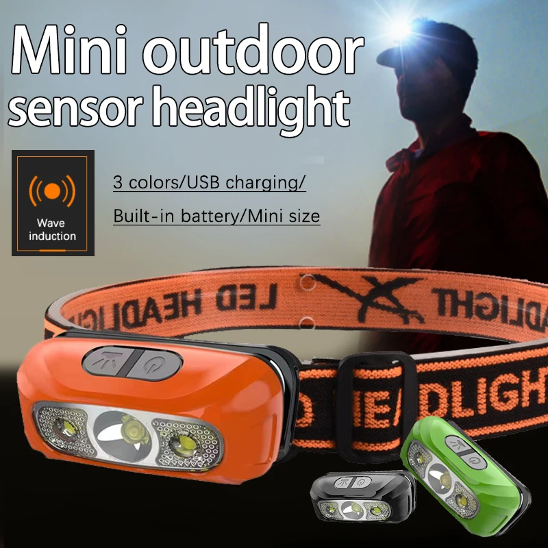 LED mini portable searchlight outdoor headlight multifunctional small portable waterproof