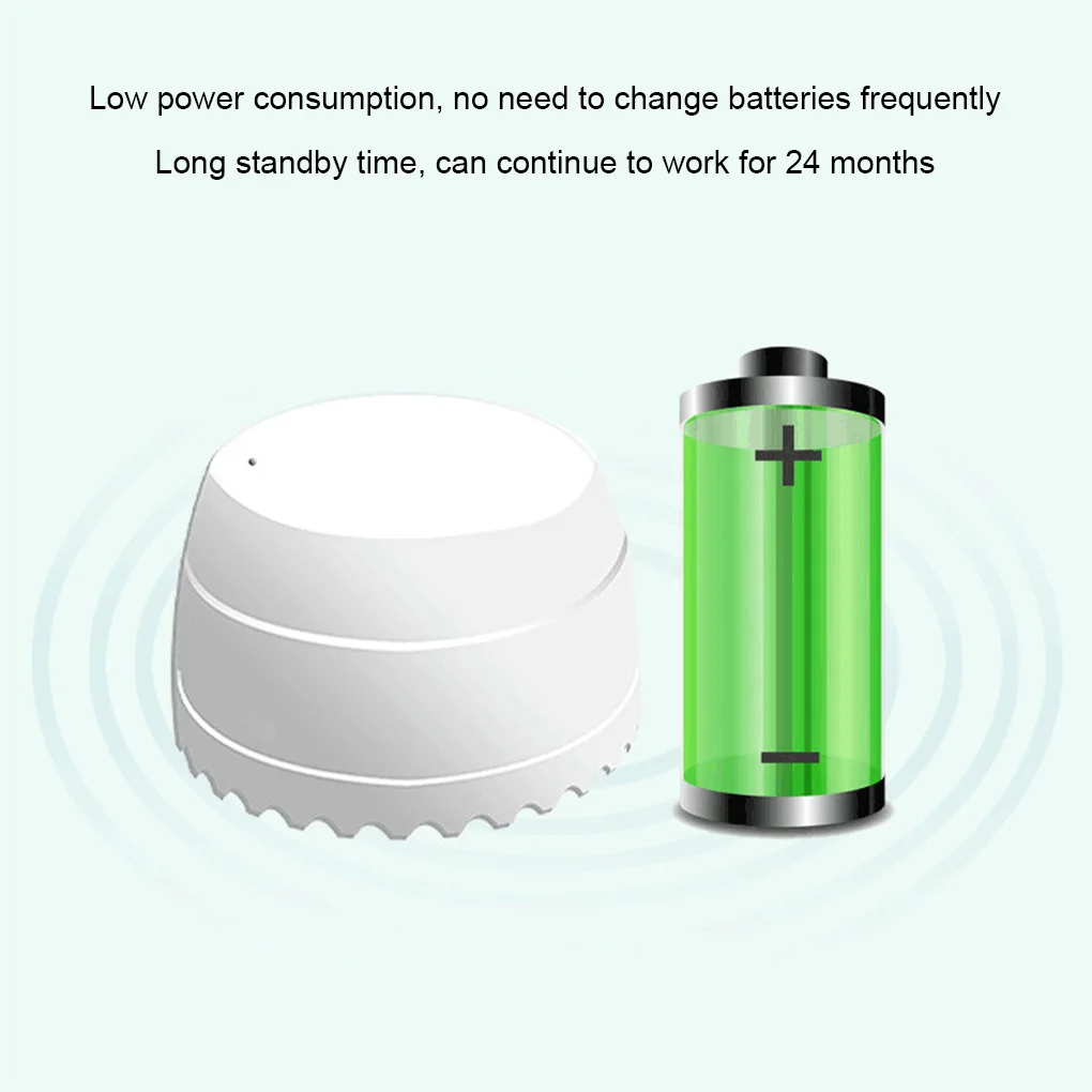 Датчик утечки воды Tuya, Wi-Fi сенсор для обнаружения протечек из АБС-пластика, уведомления от кухонного приложения, бытовая безопасность