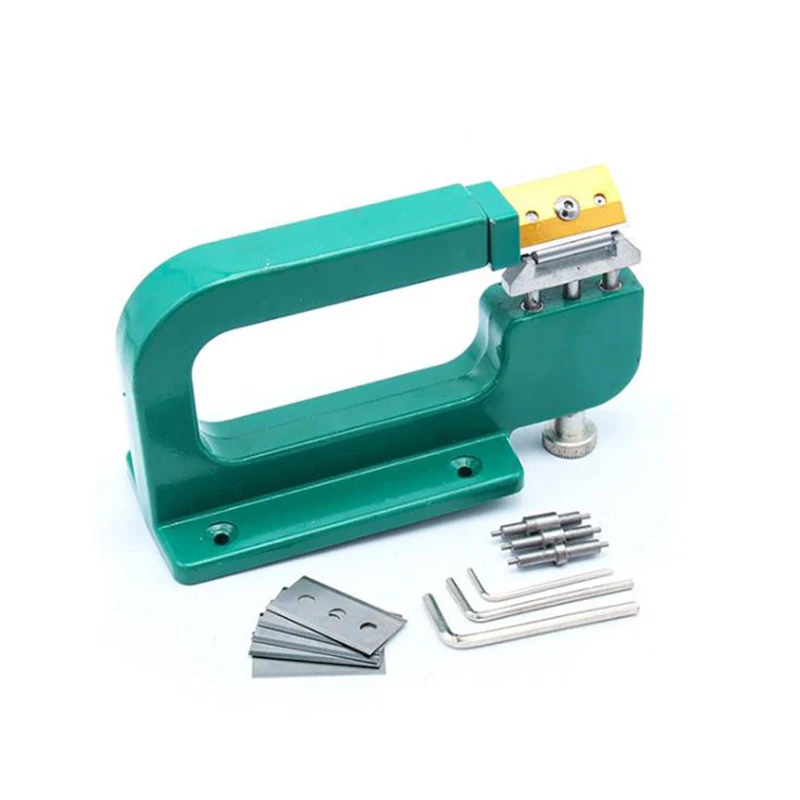 

DIY Leathercraft Tool Leather Craft Splitter Set Skiver Paring Peeling Machine Edge Cut Skiving Shovel