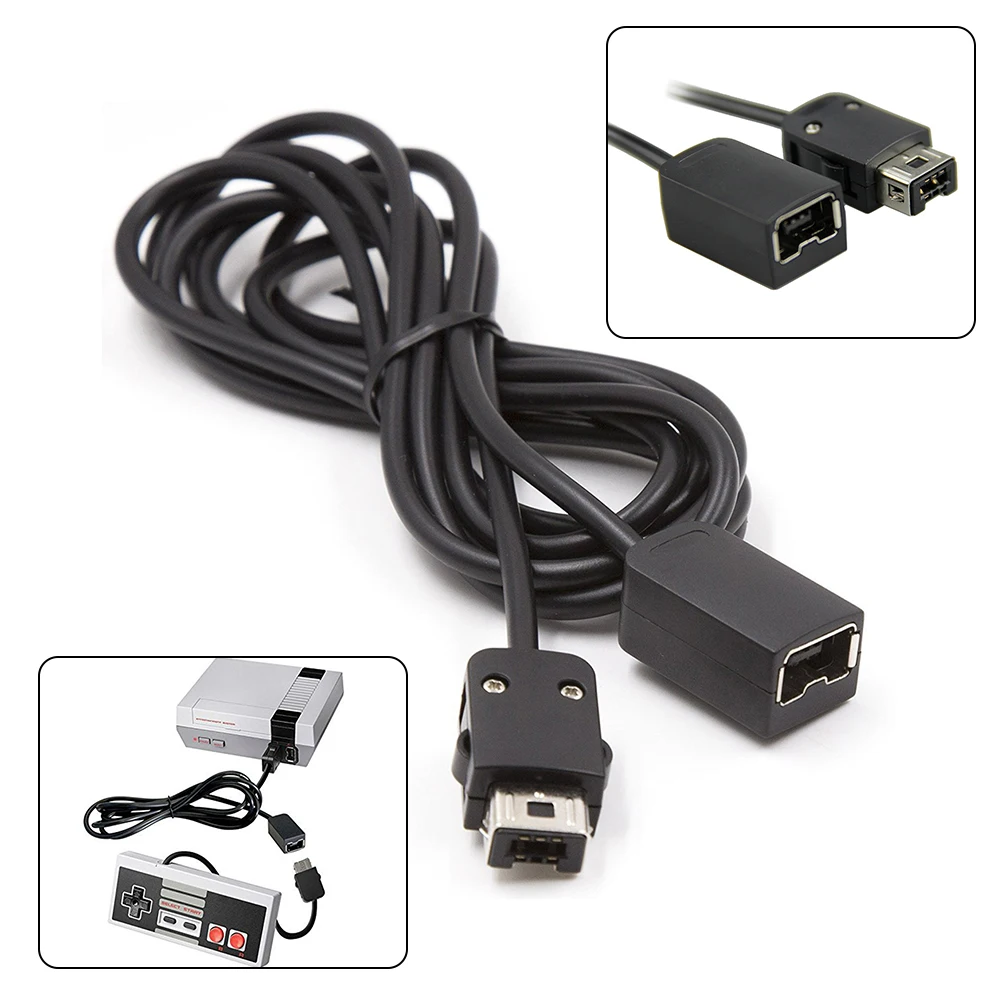 

3 M For NES Classic Edition Gamepad Extension Cord Gamepad Extension Cord Accessory 100% New High Quality
