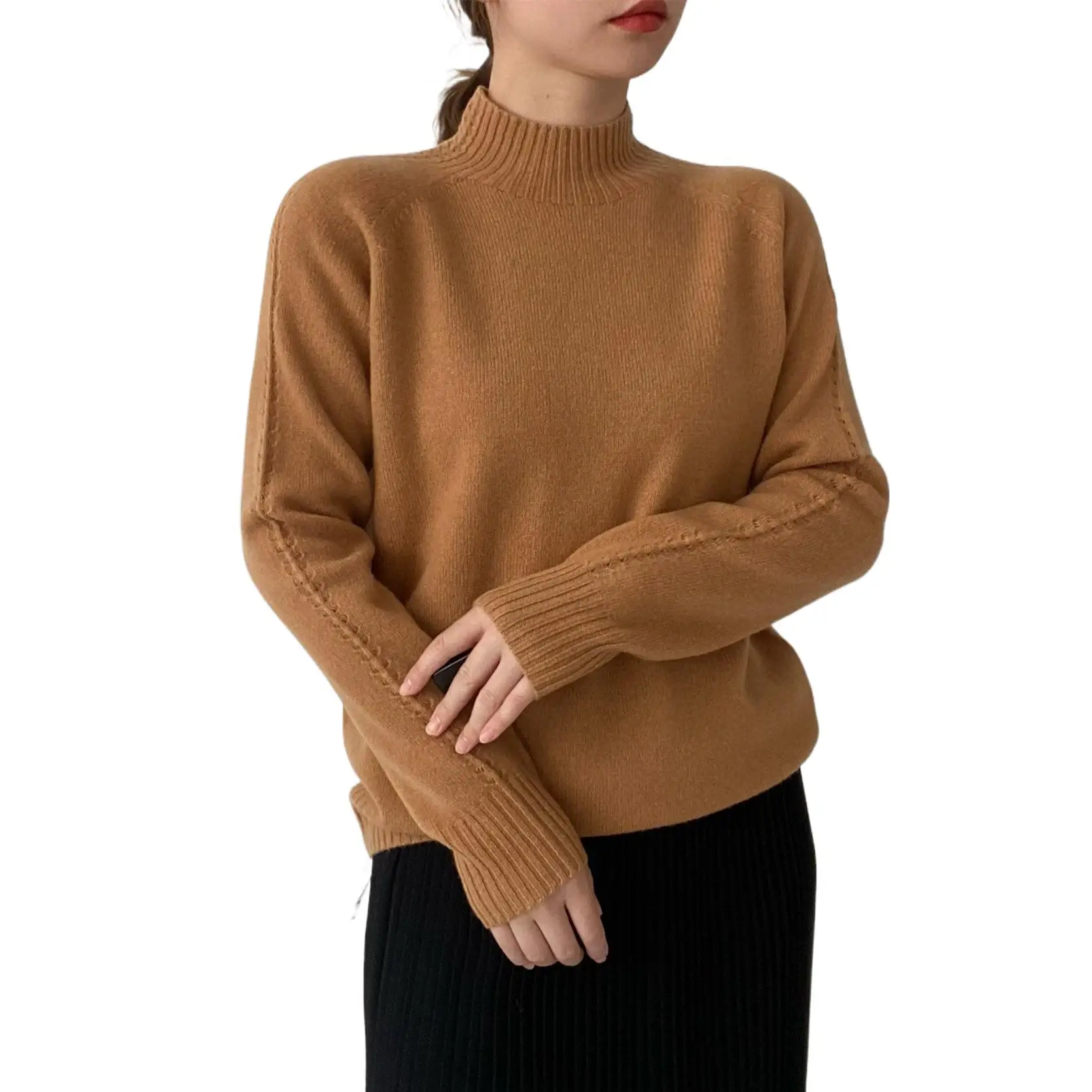 

Женский свитер осень-зима свитер из шерсти вязаный свитер Топ 08