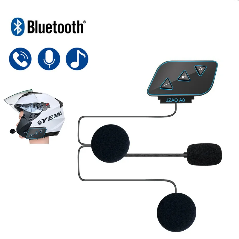 

Scooter Motorbike Motorcycle Wireless Bluetooth Music Headset Recorder Cellphones USB Rider Intercom Moto Helmet Accessories