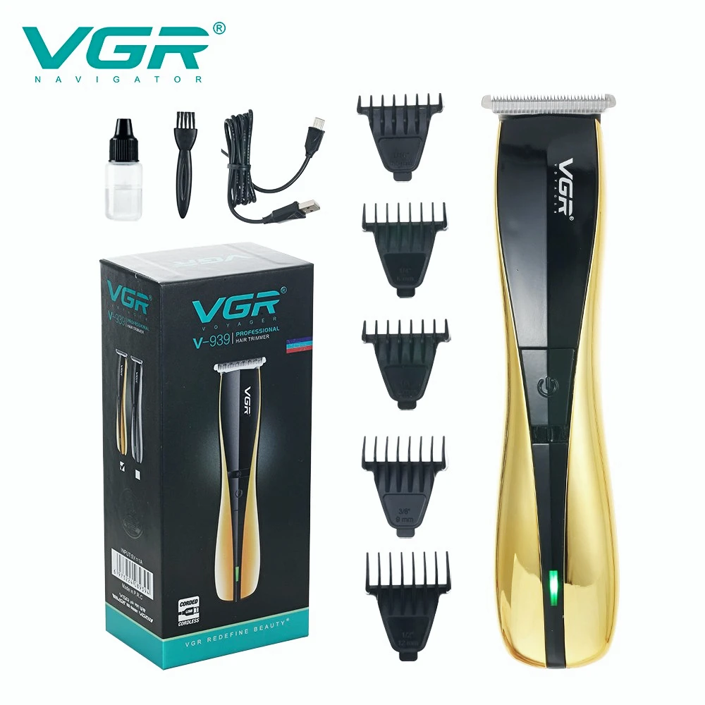VGR Professional Hair Trimmer Hair Cutting Machine Electric Hair Clipper Haircut Machine Barber Trimmer Men Rechargeable V-939 enlarge