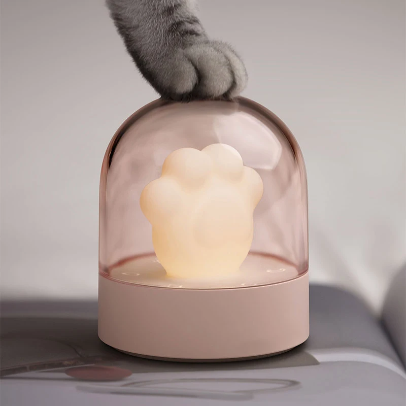 

Creative Cat Claw Night Light Modern LED Atmosphere Light Energy-Saving USB Charging Home Bedroom Decoration Dynamic Music Light