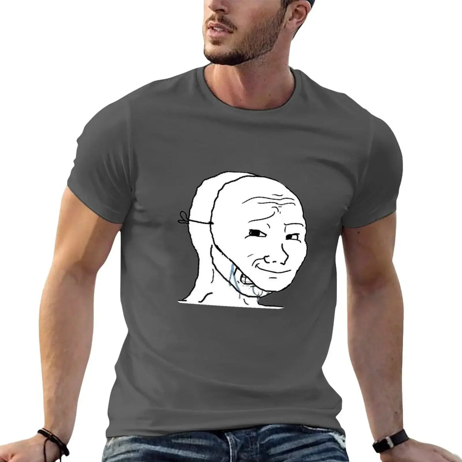 Милые топы планшетоны простые черные мужские с рисунком плача внутри маска woкак