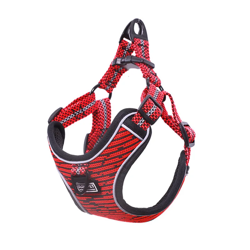 

Pet Dog And Cat Adjustable Harness With Leash Reflective and Breathable For Small And Large Dog Harness Vest Pet Supplies