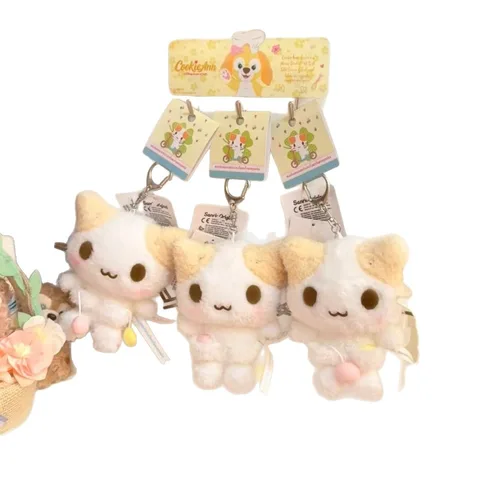 MINISO  Fluffy Fuwa Nyanko Cat плюшевый брелок