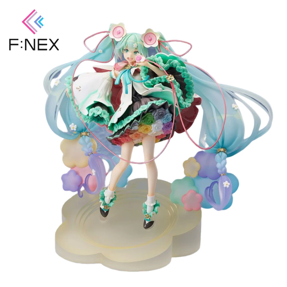

Hatsune Miku 26CM F:NEX Anime Figure Cute Kawaii Virtual Singer PVC Collection Modle Doll Kids Birthday Gift Toys