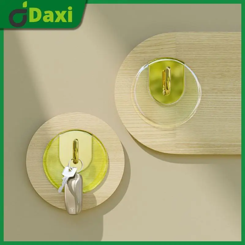 

Kitchen Bathroom Storage Holder Hooks Kitchen Door Rear Multifunctional Hook Clithes Hooks Self-adhesive Hangers Four Pack Hook