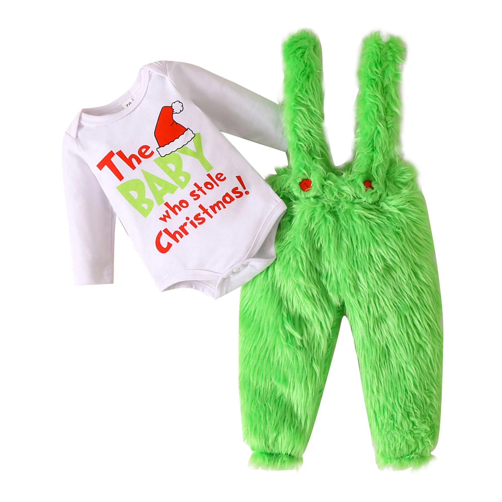 

Baby Christmas Bodysuit Set Skin-friendly Fabric and Fashionable Gift for Christmas Birthday New Year