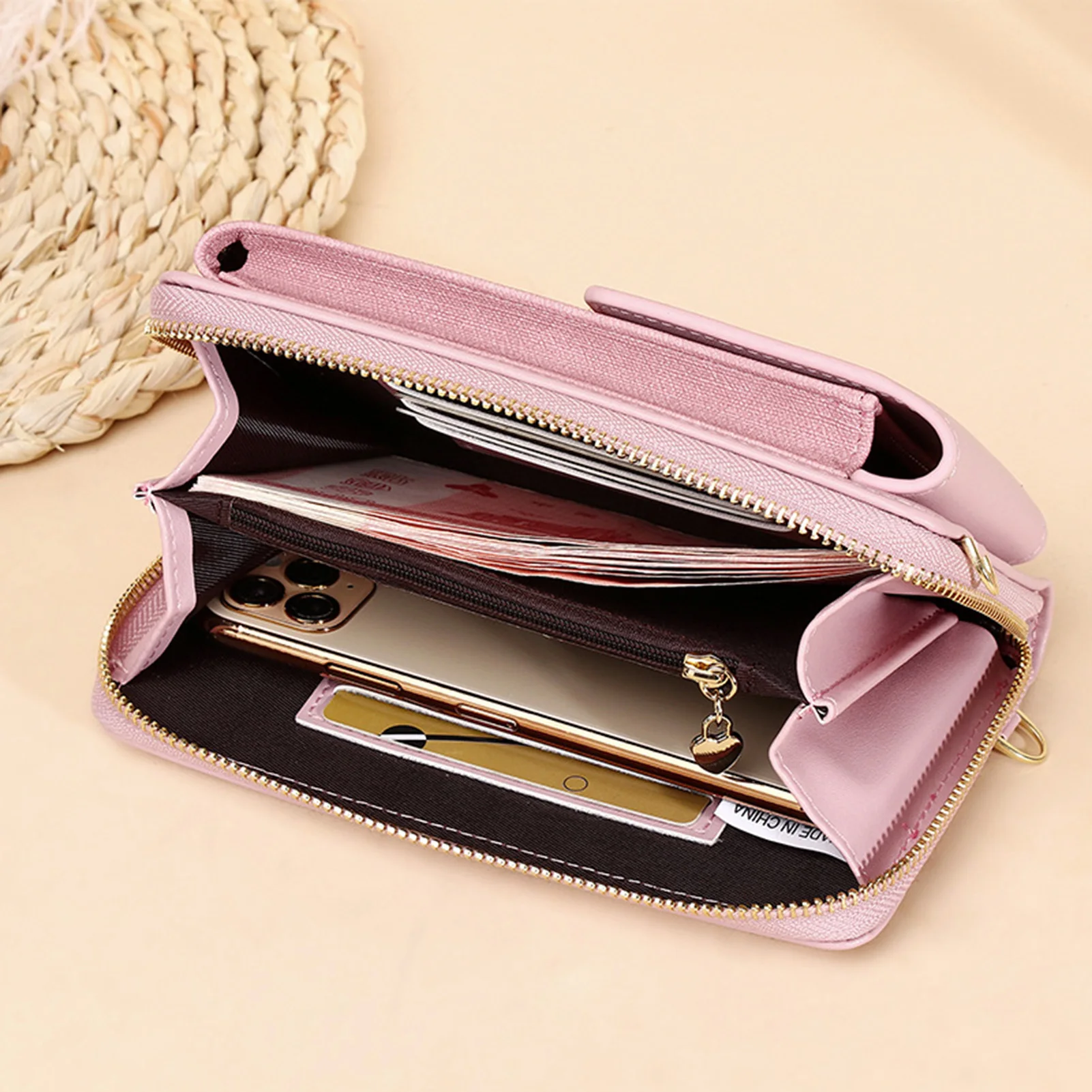 Stylish Women's Shoulder Bag Portable Cross-body Phone Pouch For Travel