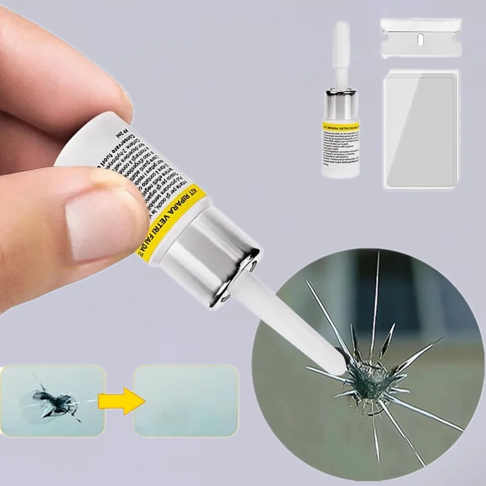 

Набор для ремонта ветрового стекла автомобиля, набор для ремонта ветрового стекла автомобиля, защитные декоративные наклейки с ручкой двер...