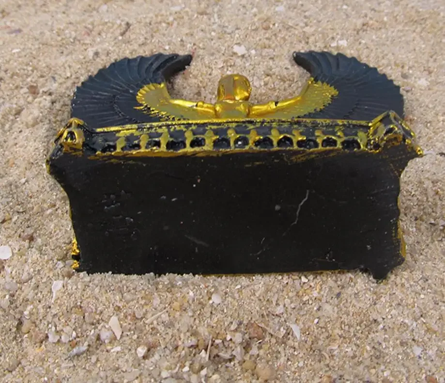 Медная статуя песочный стол аксессуары для песка животное ISIS орел король коробка