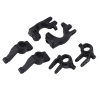 6pcs front steering block caster block rear stub axle for traxxas slash 4x4 vxl remo hobby 9emo 110 rc car spare parts