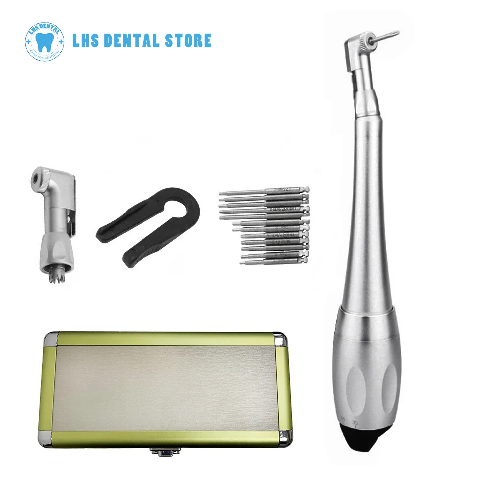 

Dental Implant Torque Wrench Handpiece Ratchet Latch Head 12pcs Drivers 7-Speed Adjustable Torque 5N-35N Dentist Dentistry Tools