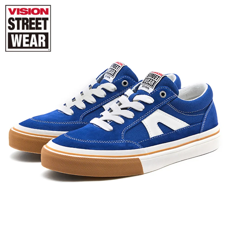 VISION STREET WEAR Skate Sneakers Low-top Suede Canvas Shoes for Men and Women Casual Shoes Street Sports Shoes Shoes for Women