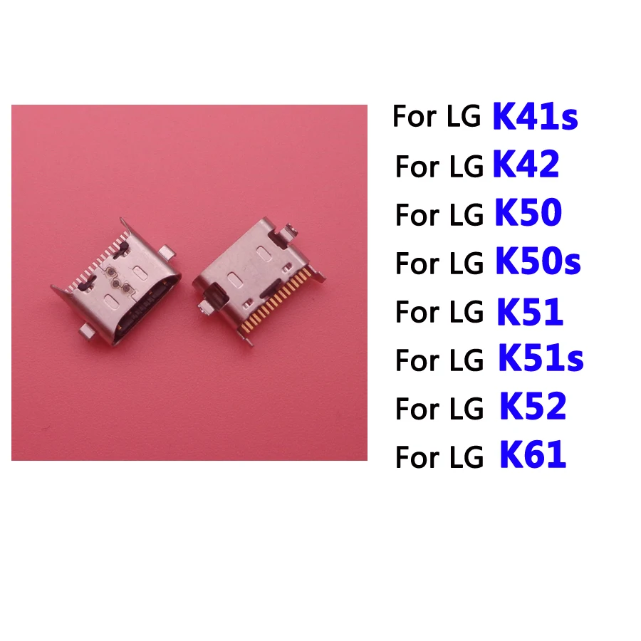

100Pcs/Lot, USB Charge Charging Connector Plug Dock Socket Port For LG K41S K51 K51S K52 K42 K61 K50 K50s