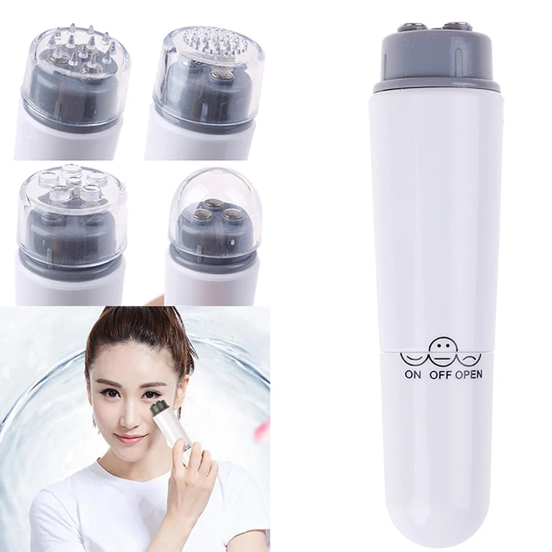 

4 in 1 Mini Massage Pen Electric Eye Massager Facials Vibration Massage Stick for Dark Circles Eye Bags