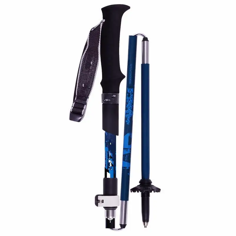 

Carbon Fiber Walking Stick Climbing Hiking Poles Folding Camping Trekking Mountaineering Sticks