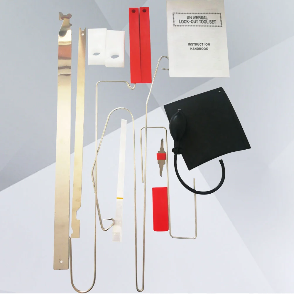 

12 Maintenance Tools Slim Jim Car Door Opener Motor Repair Car Tool Pump Wedge Repair Car Door Tools
