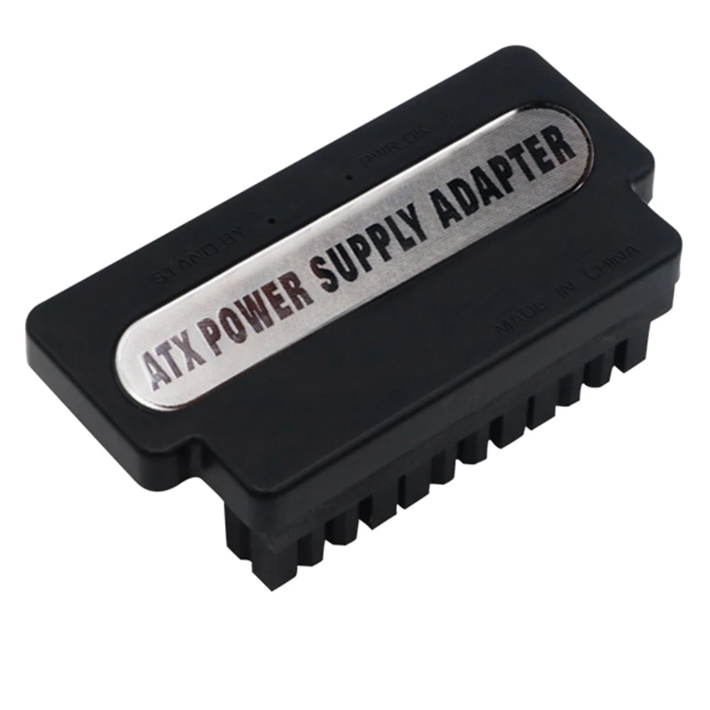 

ATX 24-Pin Female to 24 Pin Male 90 Degree Angled Adapter 24 Pin to 24Pin Power Plug Adapter for Desktop PC Power Cable