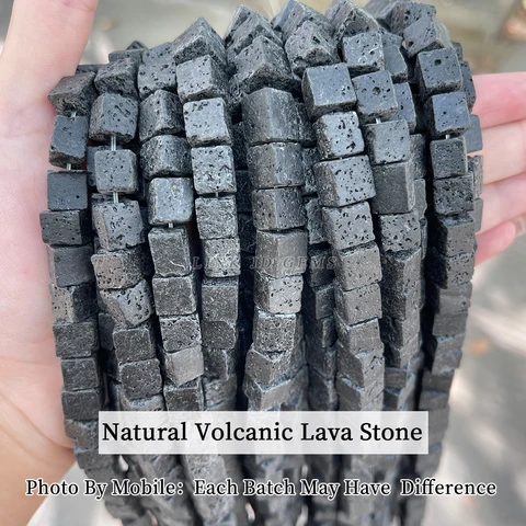 Бусины из вулканической лавы Buy Bao Ji 4-10 мм