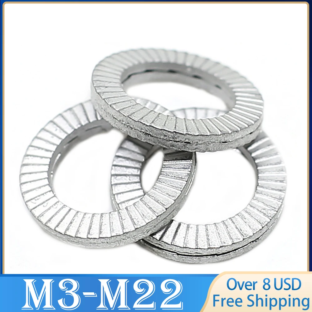 5 ~ 20 Pairs (2pcs Glued) Nord Lock Washers Genuine Wedge Stainless Steel Dacromet M3 M4 M5 M6 M8 M10 M12 M14 M16 M18 M20 M22