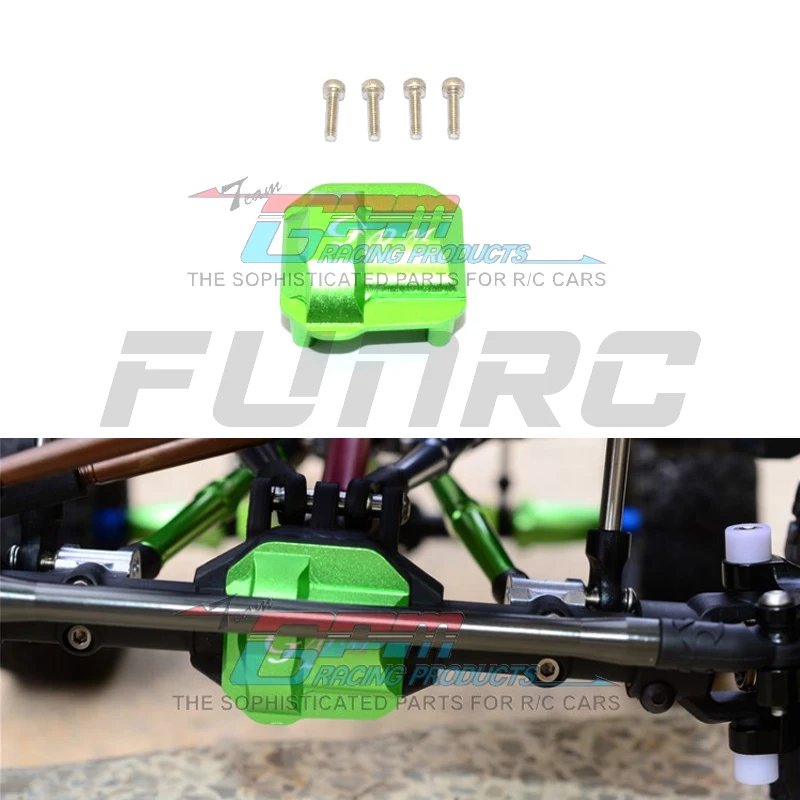

Багги GPM AXIAL 1/10 SCX10 II 90046 90047, металлический алюминиевый сплав, передняя и задняя Универсальная крышка коробки передач