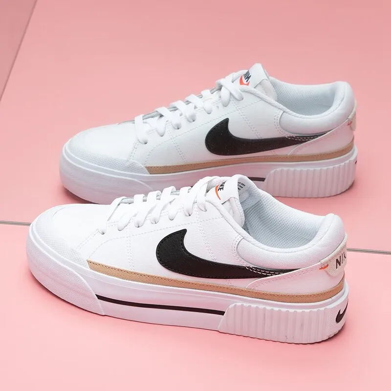 NIKE COURT LEGACY LIFT Женская спортивная обувь Повседневная на толстой подошве