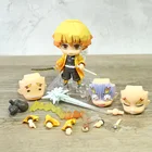 Экшн-фигурка Demon Slayer Zenitsu Agatsuma 1334 Kamado Tanjirou 1193 Nezuko 1194 Q Version, Коллекционная модель, игрушка