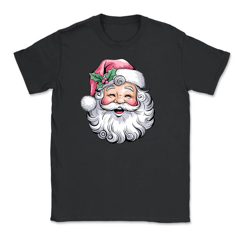 Рождественская тема Санта-Клауса DTF Transfer Patch футболки Cartonn милый дизайн