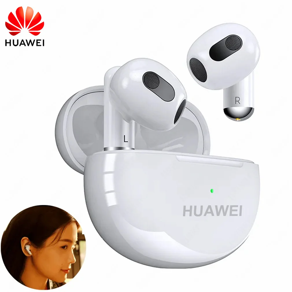 

Huawei Mini Buds Pro Bluetooth Earphones Wireless Headphones TWS Sports Headsets Touch Control ENC Earbuds Air Pro 4 For iPhone