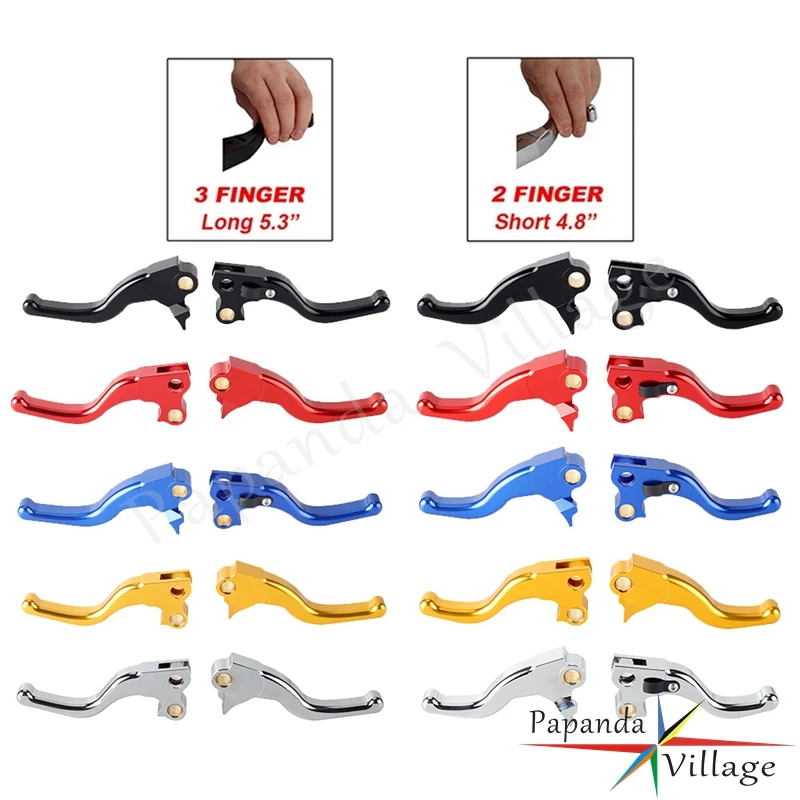 Рычаг сцепления тормоза левый и правый рычаги управления для Harley Dyna Super Wide Glide Fat Bob