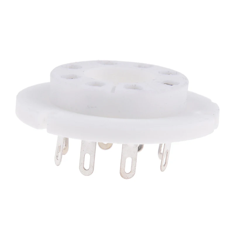 

1PC Vintage Amp Diy 8pin B8s Ceramic Vacuum Tube Socket For Fu50, Gu-50 Fu-15 5u8c