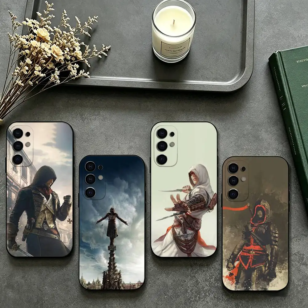 Фото Чехол для телефона Game A-Assassins C-Creed Shadows для Samsung S26,25,24,23,22,30,21,10,9,Ultra,Plus,Lite, черный, мягкий чехол №1