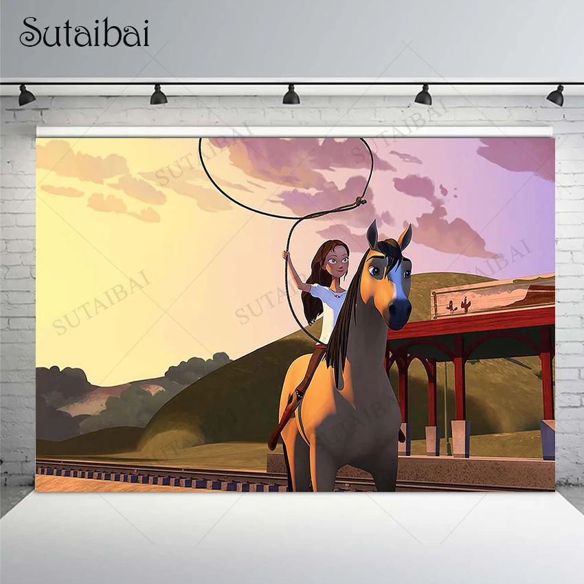 

Фон для фотосъемки «духовая лошадь» из розовой виниловой ткани