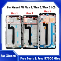 100 tested for xiaomi mi max 1 2 3 lcd display touch screen digiziter assembly lcd with frame for mi max 2 3 replacement parts