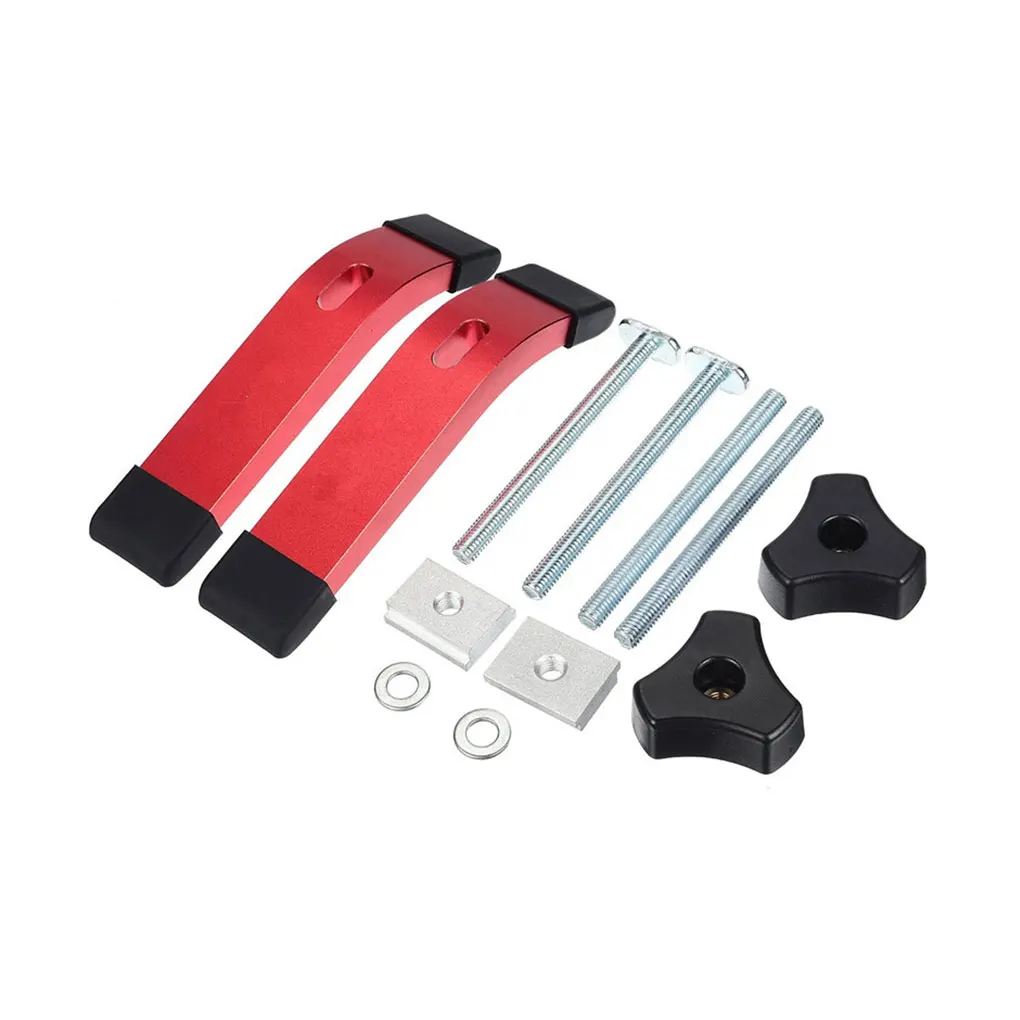 

2 Pcs T-track Clamp Woodworking Supplies Hand Tool Household Hold Down Clip